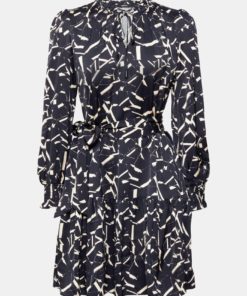 Esprit Graphic Dress Black