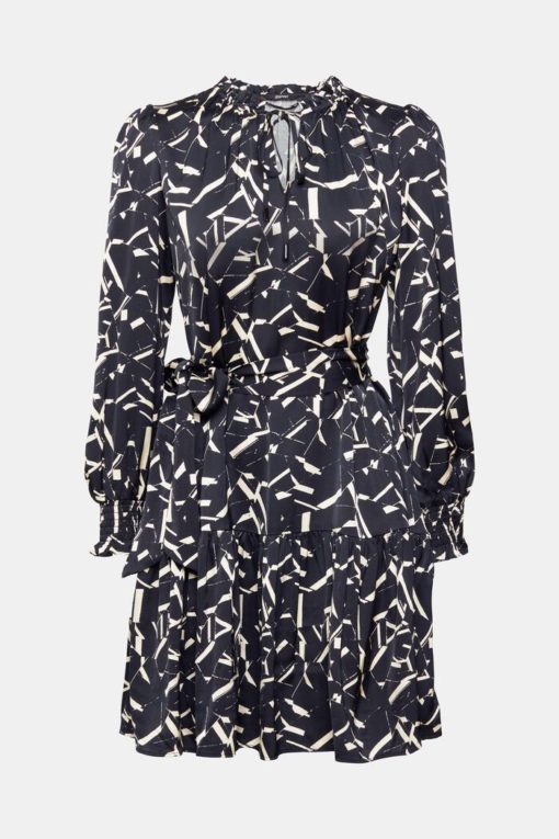 Esprit Graphic Dress Black