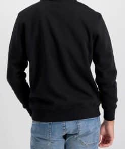 Alpha Industries Half Zip Sweater SL Black
