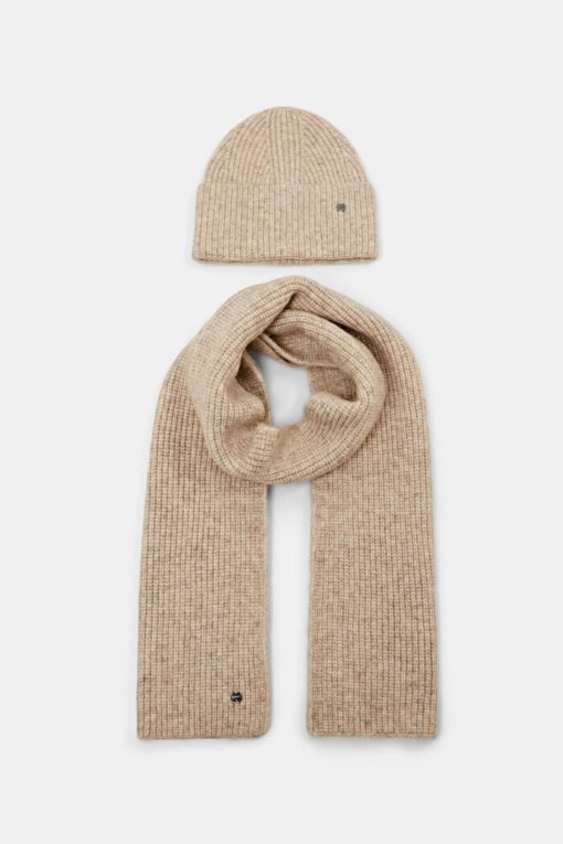 Esprit Beanie/Scarf Set Ice