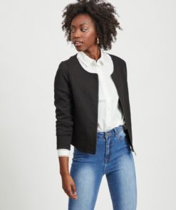 Vila Naja New Short Jacket Black