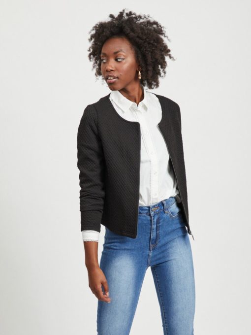 Vila Naja New Short Jacket Black