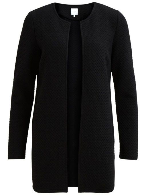 Vila Naja New Long Jacket Black