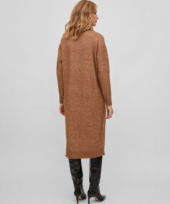 Vila Mathilda Midi Knit Dress Toasted Coconut