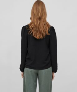 Vila Plisso Top Black