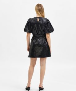 Selected Femme Sandy Dress Black
