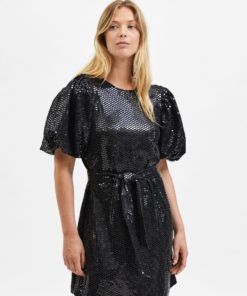 Selected Femme Sandy Dress Black