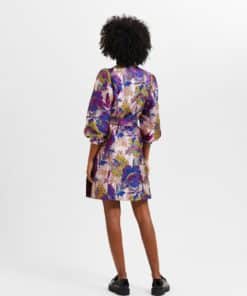 Selected Femme Jonnie Short Dress Rasberry Rose