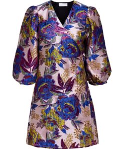 Selected Femme Jonnie Short Dress Rasberry Rose