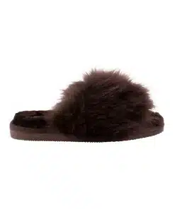 Shepherd Tessan Slipper Dark Brown