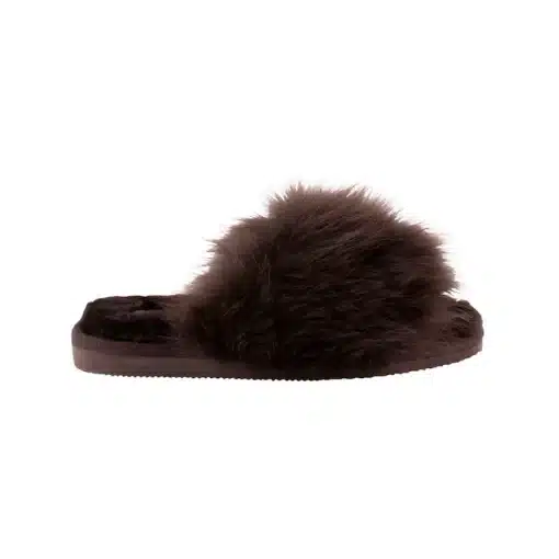 Shepherd Tessan Slipper Dark Brown