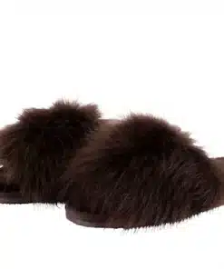 Shepherd Tessan Slipper Dark Brown