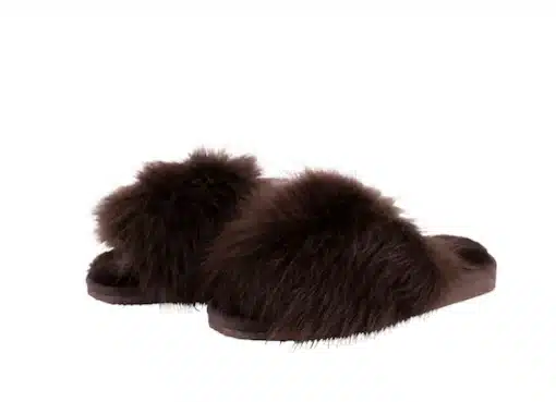 Shepherd Tessan Slipper Dark Brown