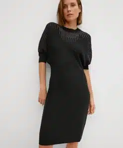 Comma, Knit Dress Black