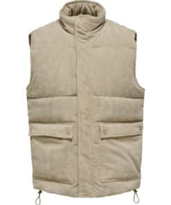 Only & Sons Cash Corduroy Puffer Chinchilla