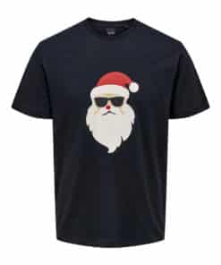 Only & Sons Christmas Tee Black