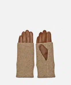 RE:DESIGNED Adda Leather Gloves Cognac