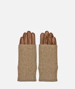 RE:DESIGNED Adda Leather Gloves Cognac
