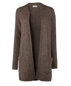 Stenströms Delora Brown Knit Yak/Alpaca Cardigan