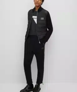 Hugo Scabro Hybrid Knit Black