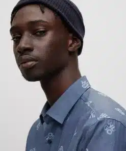 Hugo Xaro Beanie Dark Navy