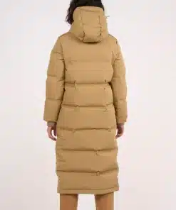Knowledge Cotton Apparel Allyssa Maxi Puffer Jacket Kelp