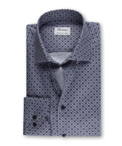 Stenströms Blue Pattern Shirt