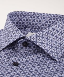 Stenströms Blue Pattern Shirt