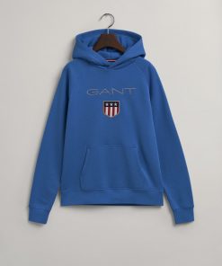 Gant Teens Shield Hoodie Palace Blue