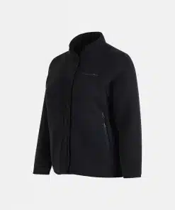 Peak Performance Fleece Snap Cardigan Women Black
