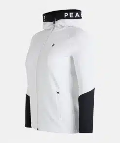 Peak Performance Rider Zip Hood Women Offwhite
