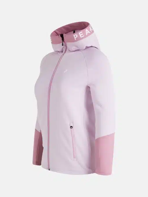 Peak Performance Rider Zip Hood Women Cold Blush