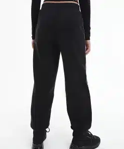 Calvin Klein Relaxed Logo Tape Joggers Black