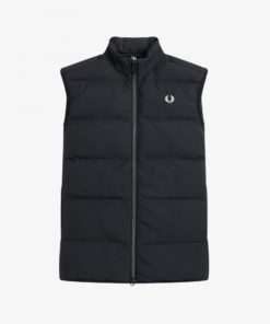 Fred Perry Insulated Gilet Black