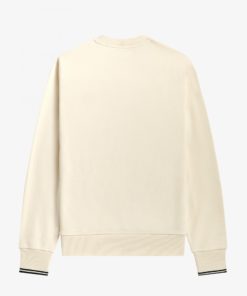 Fred Perry Crew Neck Sweatshirt Ecru