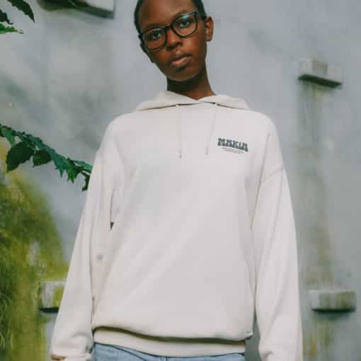 Makia x Moomin Groke Hooded Sweatshirt Off White