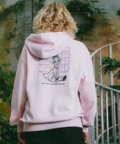 Makia x Moomin Mymble Hooded Sweatshirt Pink