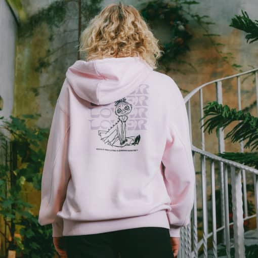 Makia x Moomin Mymble Hooded Sweatshirt Pink