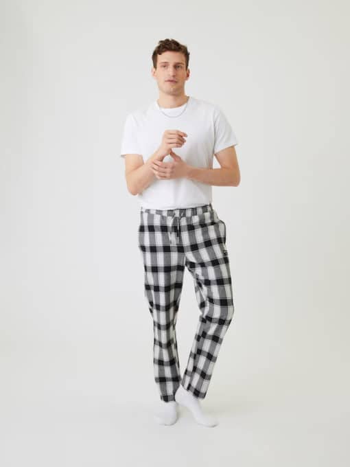 Björn Borg Core Pyjama Pants Black/White