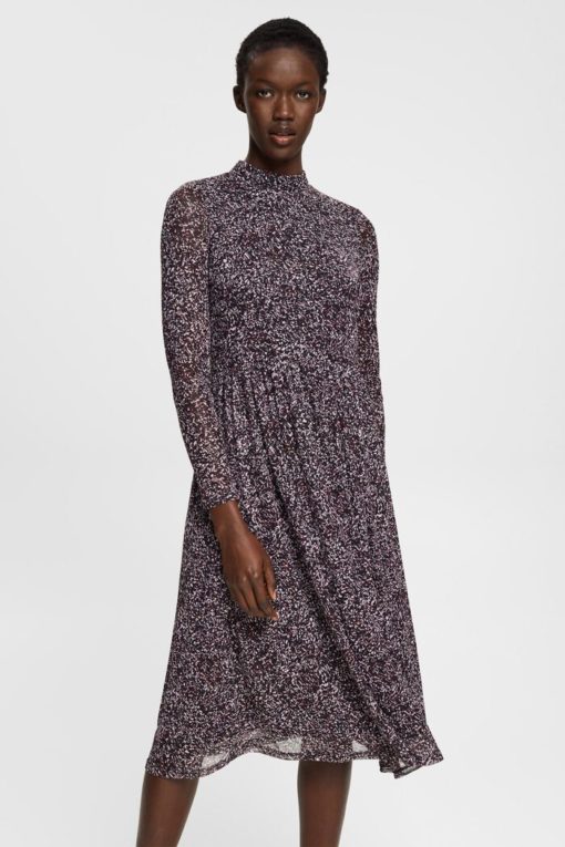 Esprit Long Sleeve Dress Black