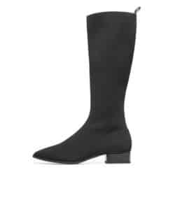 Bianco Biadina Square Boot Black