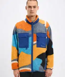 Knowledge Cotton Apparel Raglan Teddy Zip Jacket