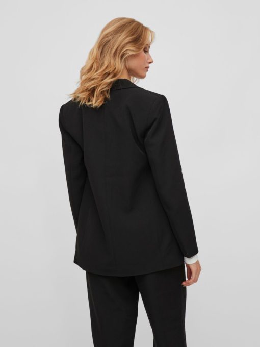 Vila Kamma Loose Blazer Black