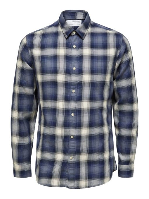 Selected Homme Robin Shirt Grisaille