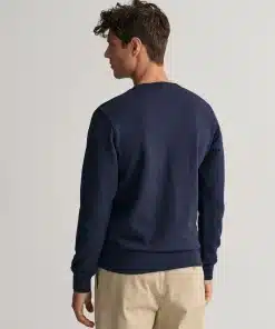 Gant Banner Shield C-Neck Sweater Evening Blue
