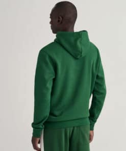Gant Banner Shield Hoodie Eden Green