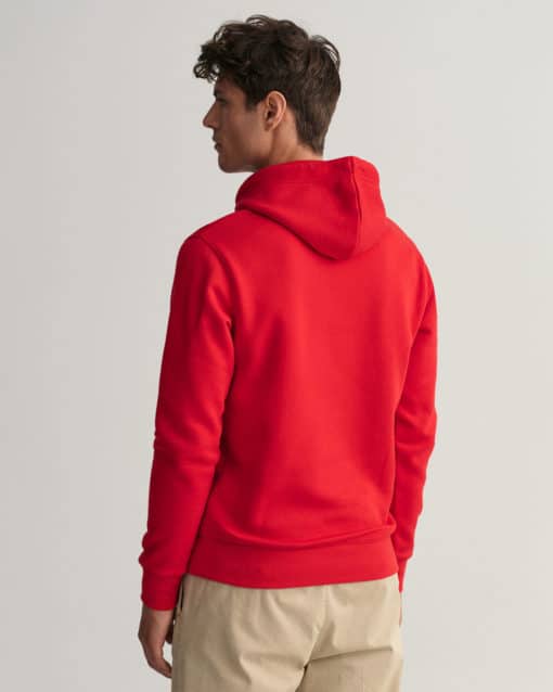 Gant Banner Shield Hoodie Equestrian Red