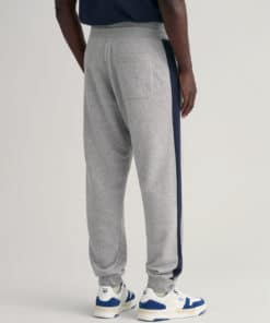 Gant Banner Shield Sweat Pants Grey Melange