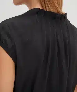 Comma, Sleeveless Blouse Black