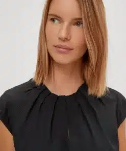 Comma, Sleeveless Blouse Black